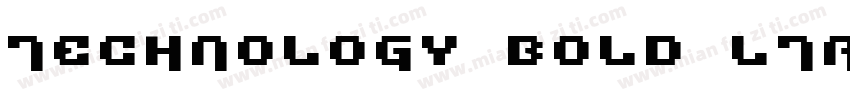 Technology Bold ltal字体转换